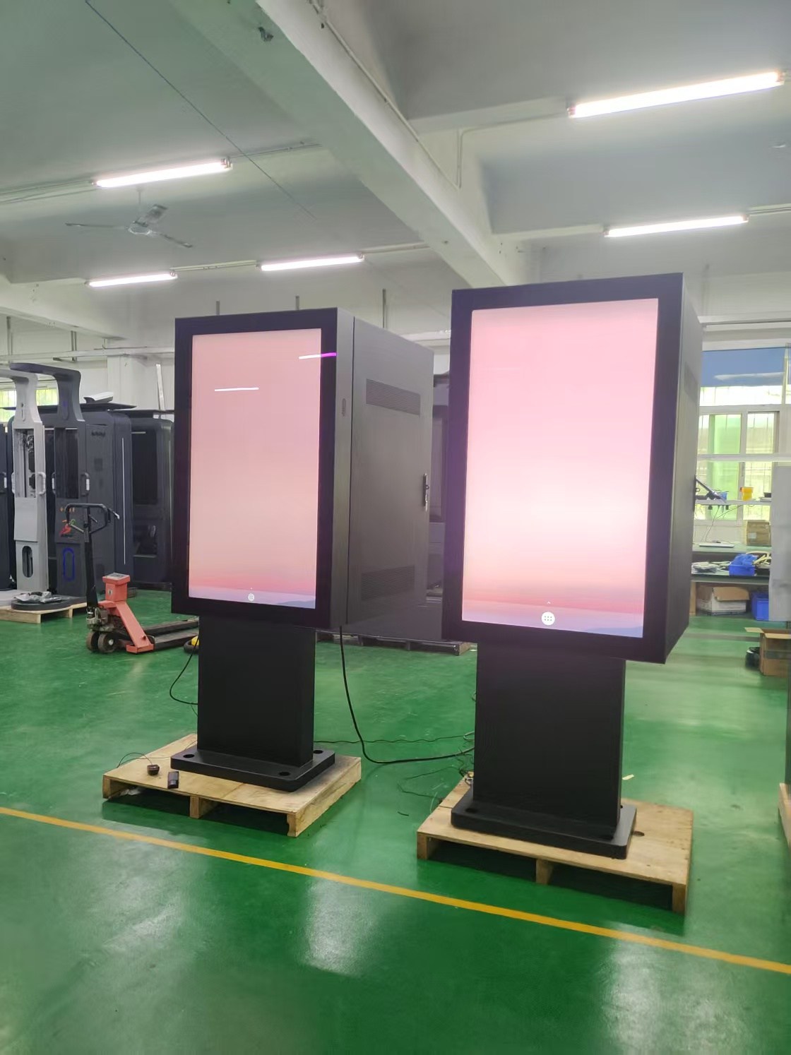 4K 43Ing kothak video Kiosk Outdoor Kiosk Outdom Ip66 anti banyu