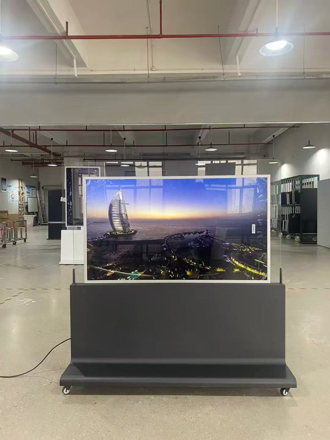 lantai sing ngadeg sisih sisi 55 inci lcd lcd lcd kiosk