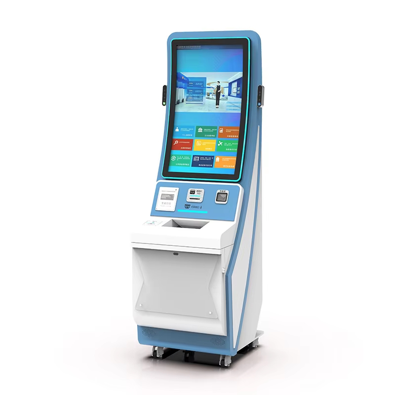 Pambayaran pembayaran Layanan interaktif 39 interaktif Kiosk kanthi maca kertu lan printer A4