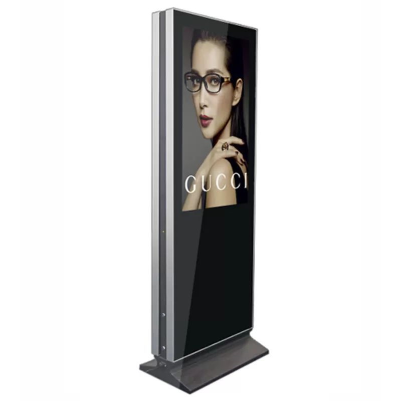 Layar Tutul Ultra Slim Double Sisi Digital Signage